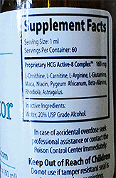 hcg activator ingredients